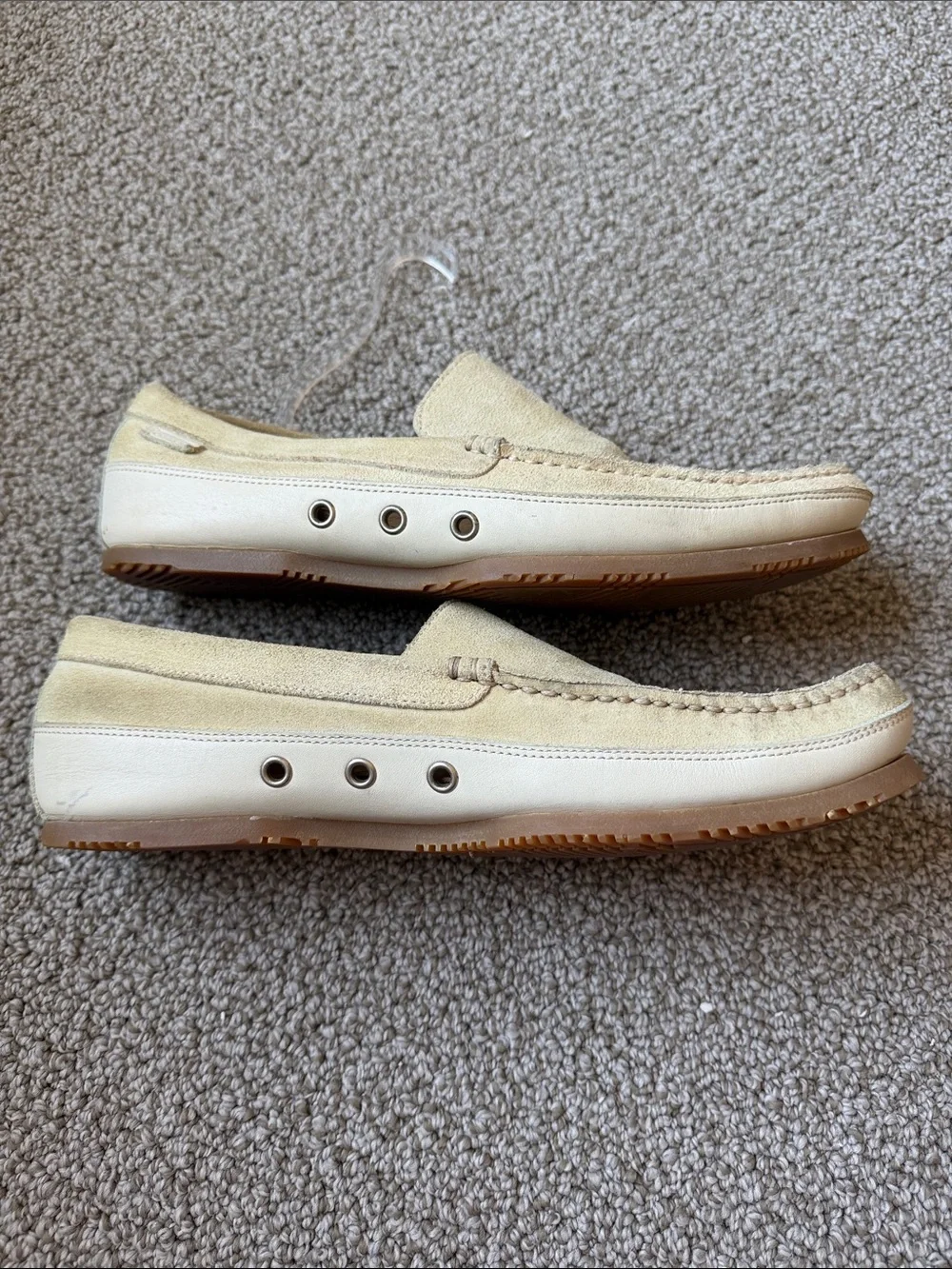 Coach Men's Suede Loafers Driving Shoes Slip On Moccasins Size 8.5